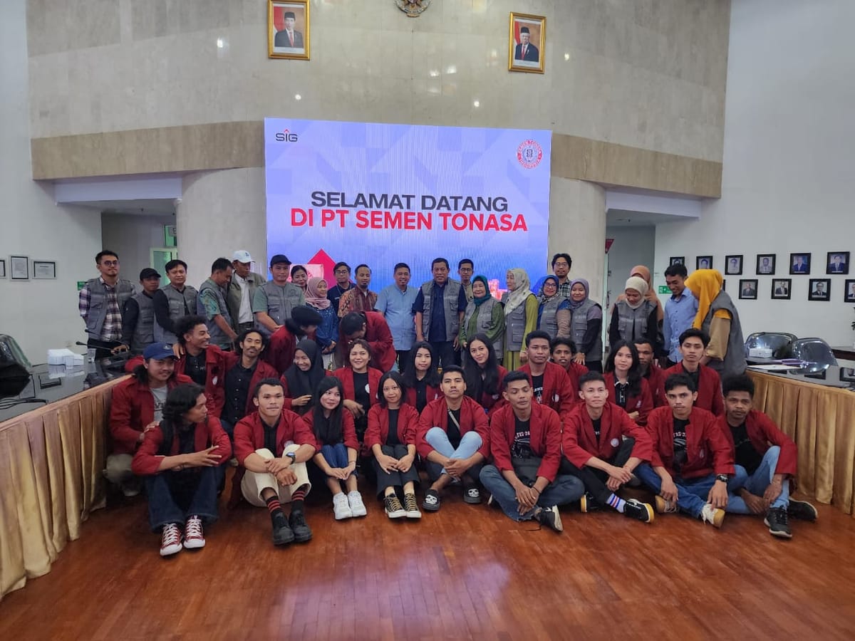 Mahasiswa Fakultas Sains dan Teknologi (FST) Universitas Patompo (UP) Melakukan Kunjungan Industri ke PT. Semen Tonasa Indonesia